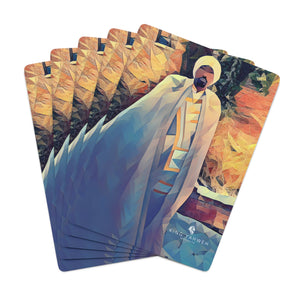 King Yahweh Snow Cape Playing Cards