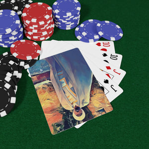 King Yahweh Snow Cape Playing Cards