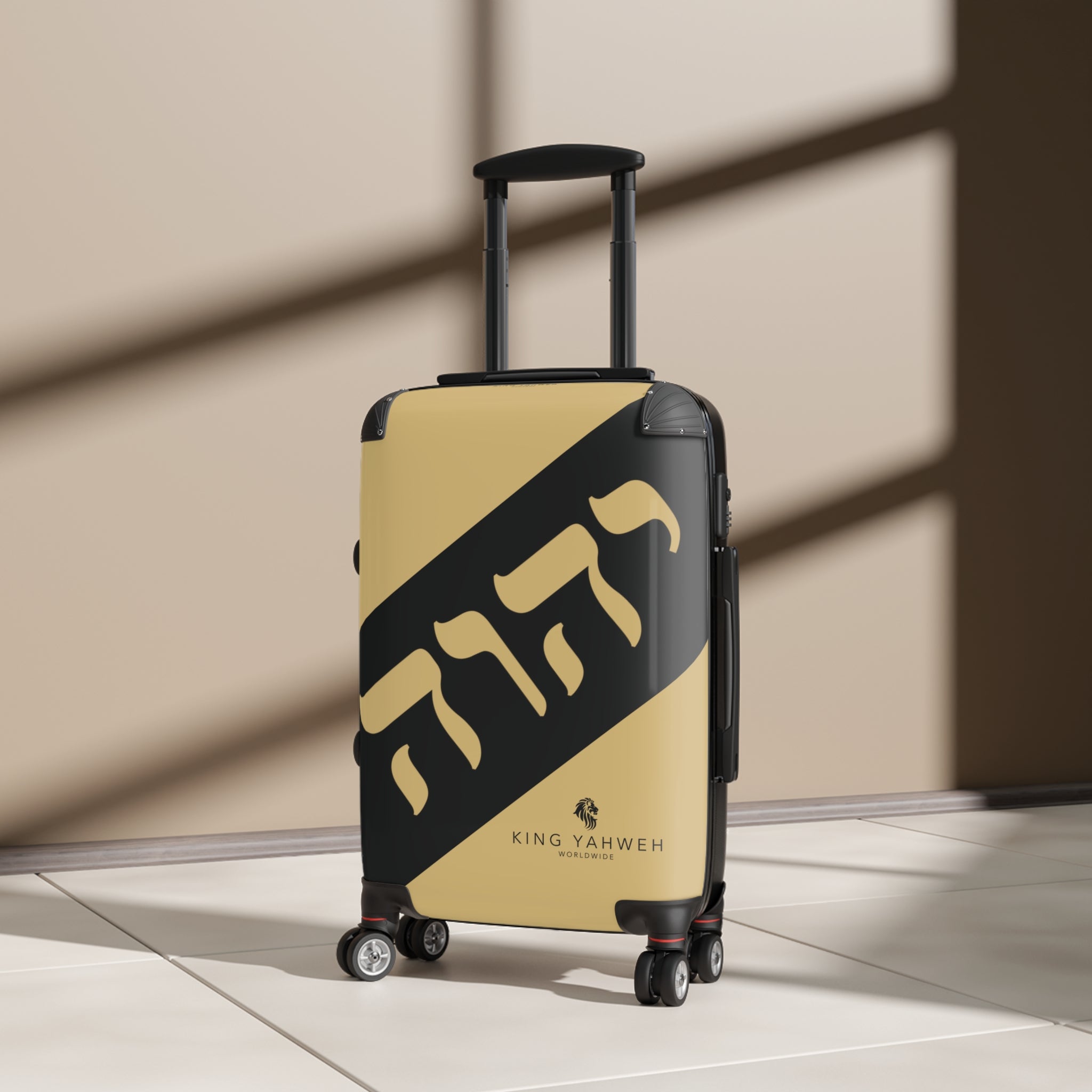 King YAHWEH Tetra Gold Suitcase