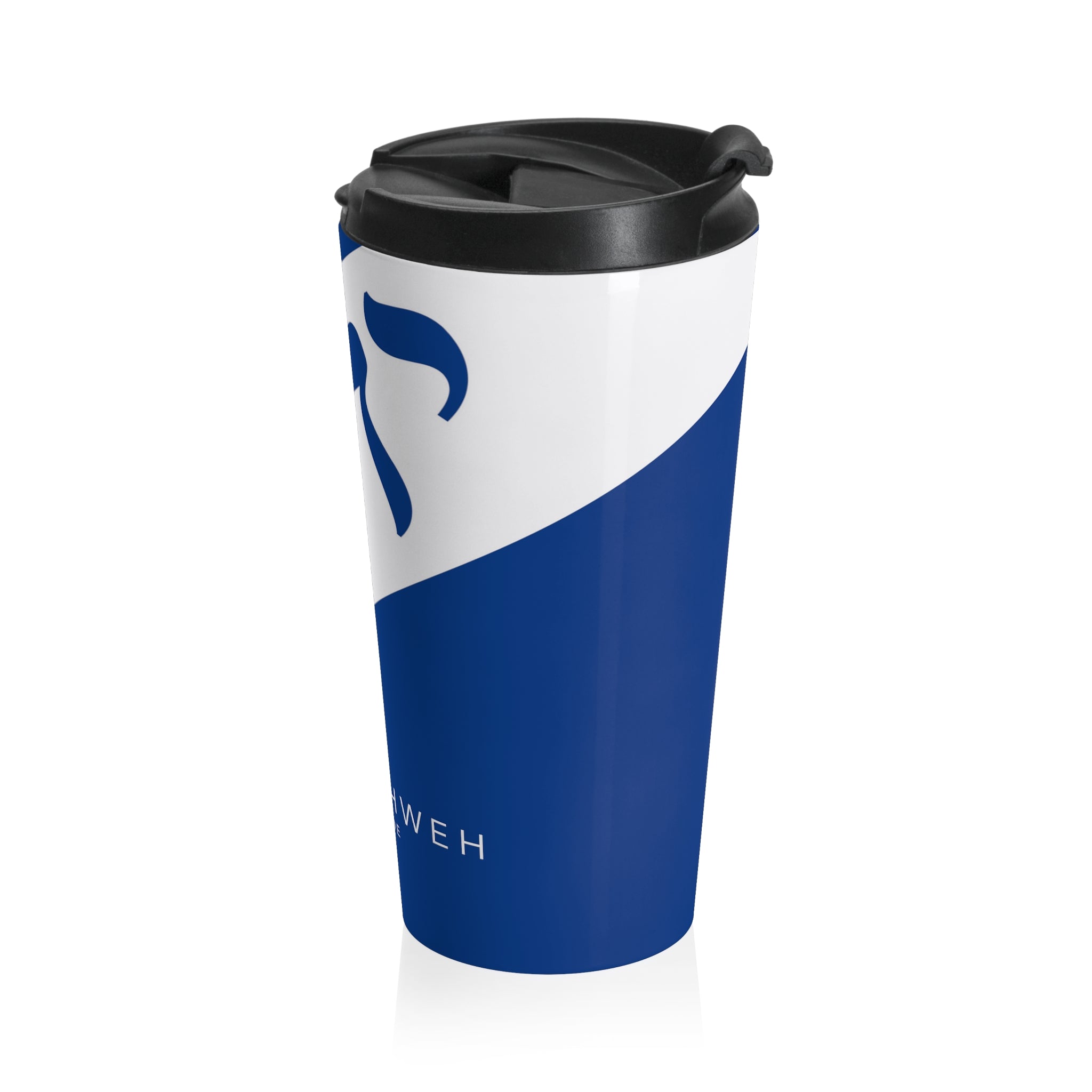 King YAHWEH Worldwide 15 oz. Stainless Steel Travel Mug (Blue)