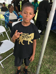 SHINING GOLD KING LION- (Shirt)