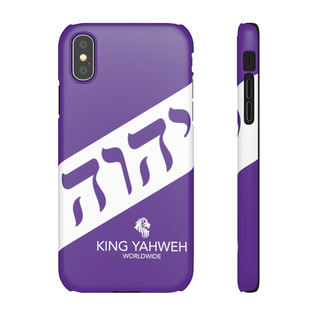 King YAHWEH Worldwide Tetra 3.0 Purple Phone Case