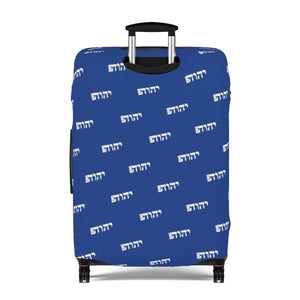King YAHWEH Fresh Luggage Cover (Blue)