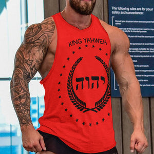 KING YAHWEH (BUILD-UP) Men's Vest Tank Top