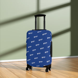 King YAHWEH Fresh Luggage Cover (Blue)