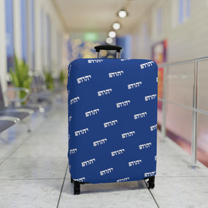 King YAHWEH Fresh Luggage Cover (Blue)