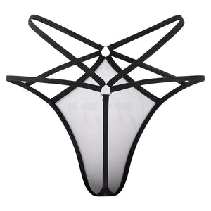 Queen YAHWEH Butterfly Mesh T-back Thong
