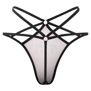 Queen YAHWEH Butterfly Mesh T-back Thong