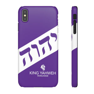 King YAHWEH Worldwide Tetra 3.0 Purple Phone Case
