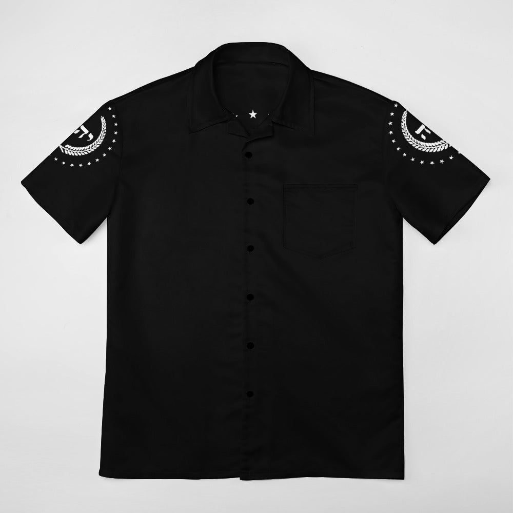 King YAHWEH Dove Button-Up (Men's Short Sleeve Shirt)