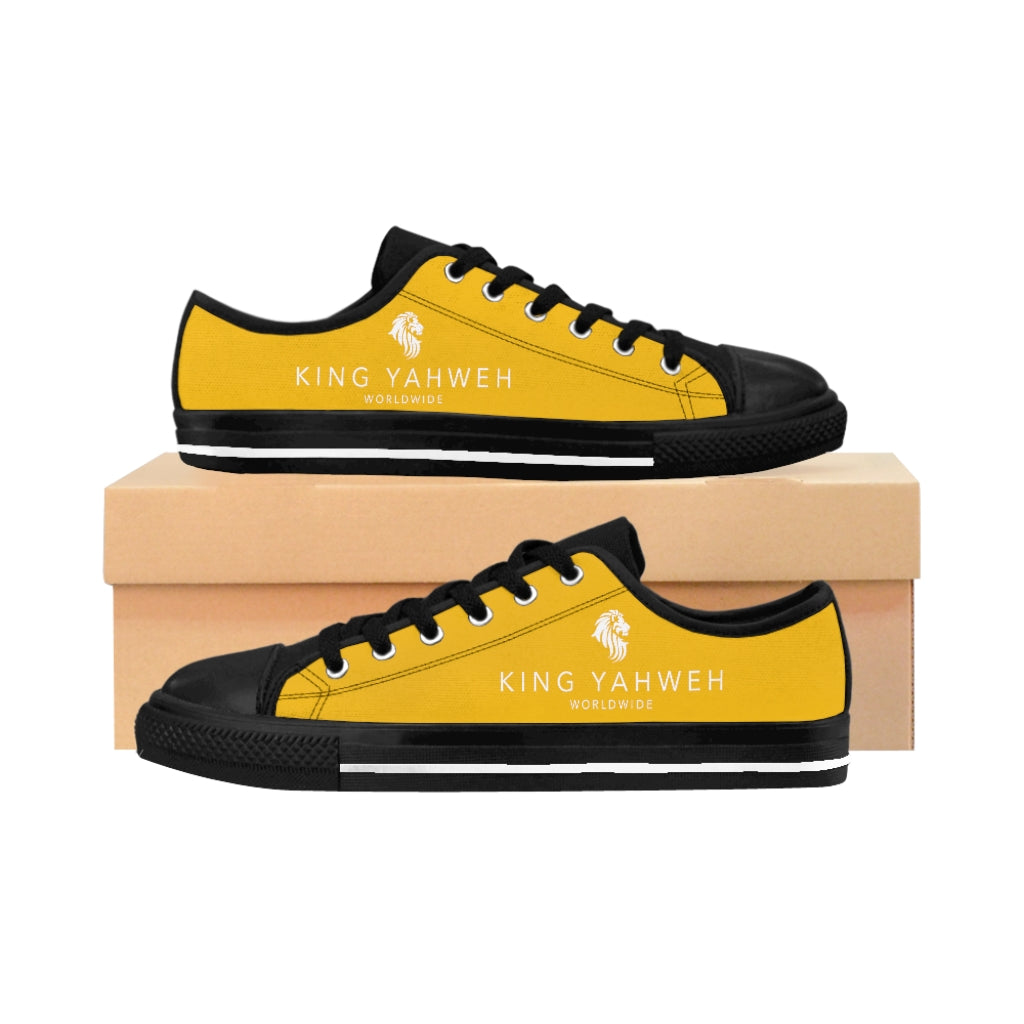 King YAHWEH Level-Up Sneakers (Men Sizes) Canary