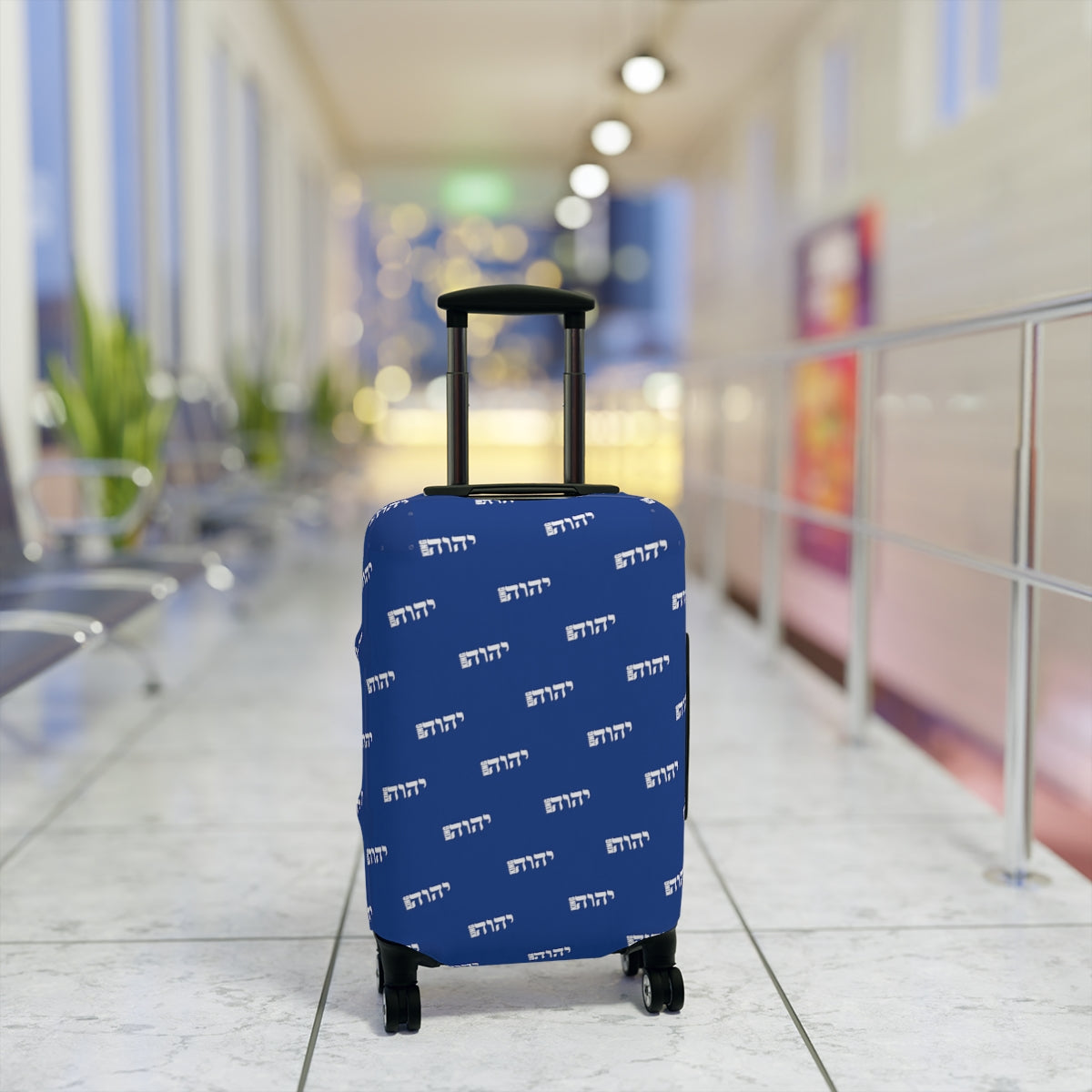 King YAHWEH Fresh Luggage Cover (Blue)