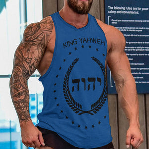 KING YAHWEH (BUILD-UP) Men's Vest Tank Top