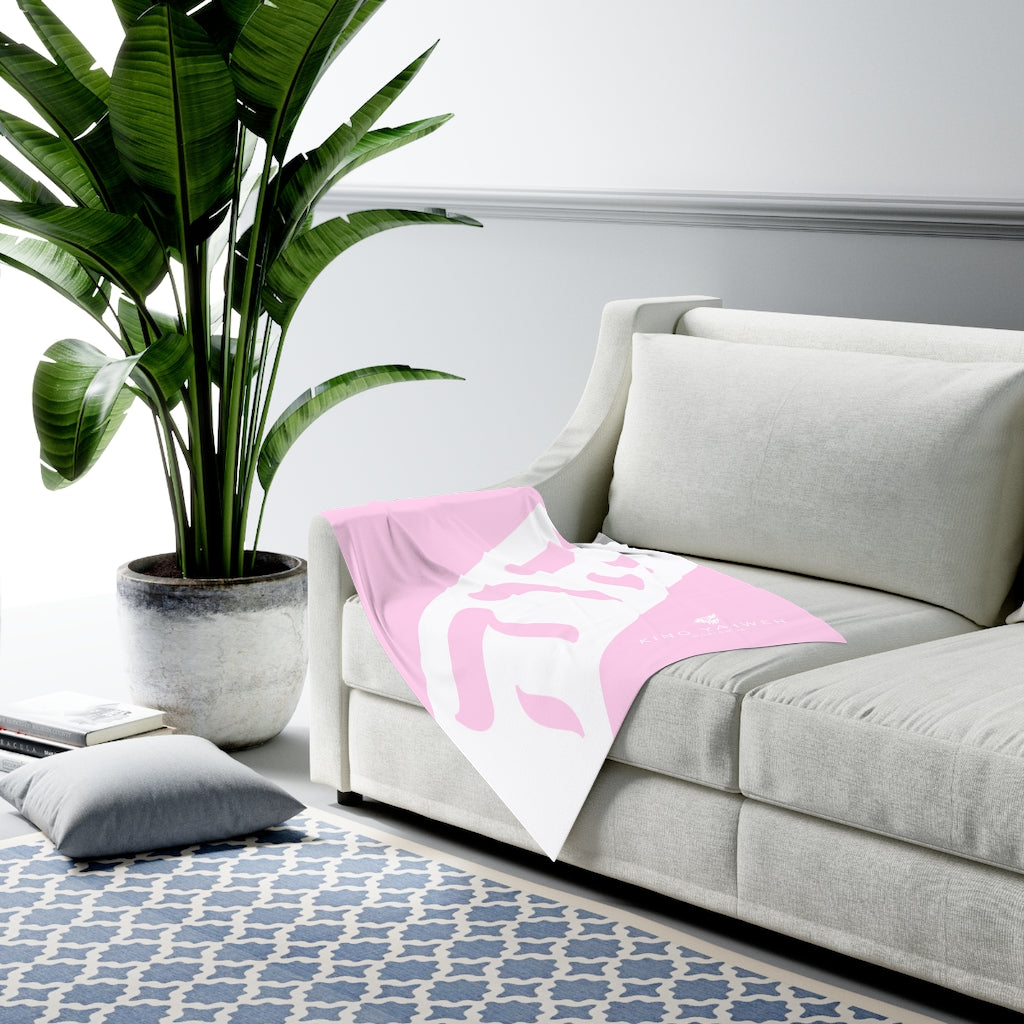 King YAHWEH Baby Swaddle Blanket (Pink)