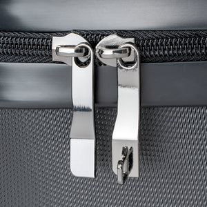 King YAHWEH Tetra - Carry-On Suitcase (Black & Fire Red)