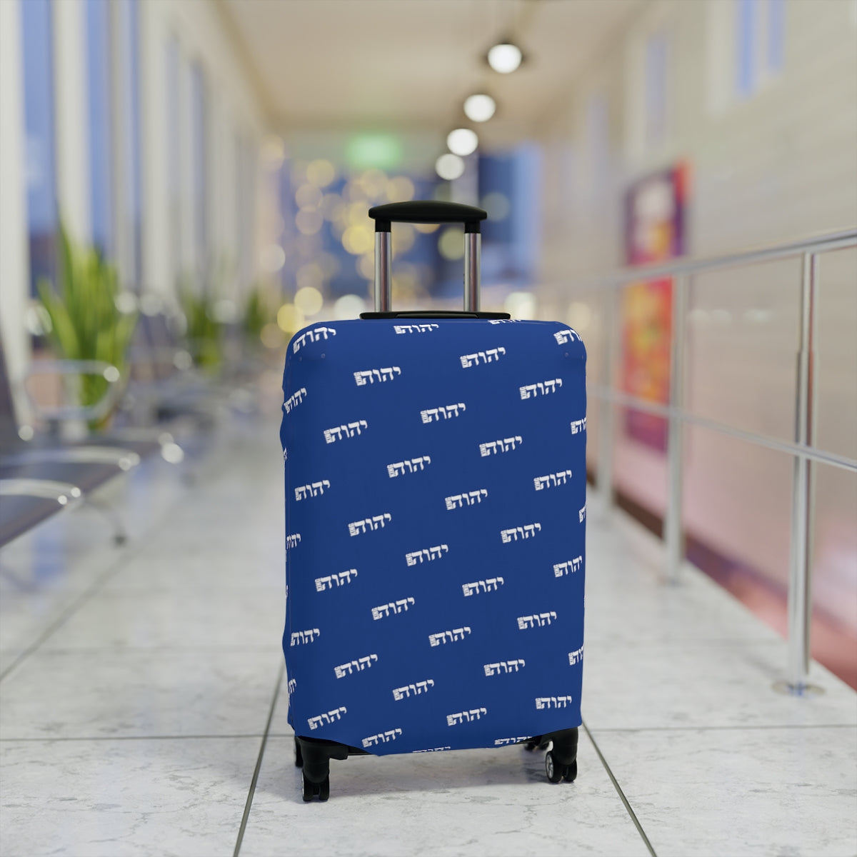 King YAHWEH Fresh Luggage Cover (Blue)