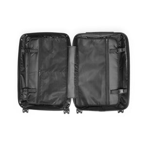King YAHWEH Tetra - Carry-On Suitcase (Black & Fire Red)