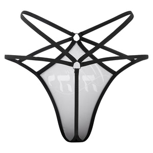Queen YAHWEH Butterfly Mesh T-back Thong