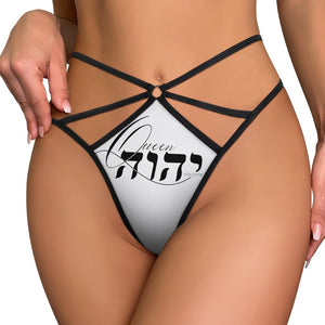 Queen YAHWEH Butterfly Mesh T-back Thong