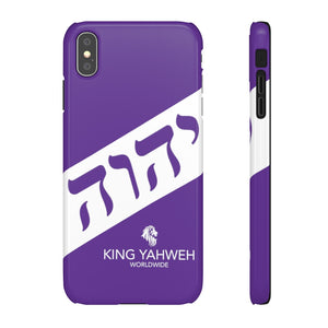 King YAHWEH Worldwide Tetra 3.0 Purple Phone Case