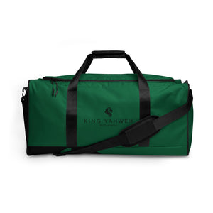 King Yahweh Worldwide Classic 2.0 Duffle Bag Forest Green & Black)