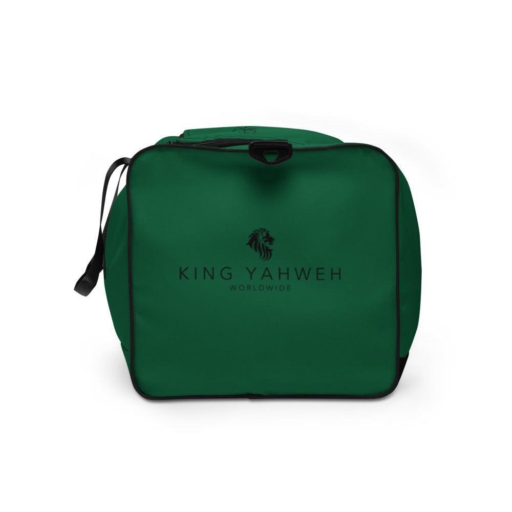 King Yahweh Worldwide Classic 2.0 Duffle Bag Forest Green & Black)