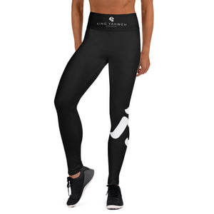 King Yahweh Worldwide Tetra Bold Yoga Leggings (Black & White)