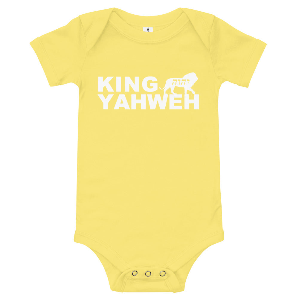 King YAHWEH Bold Baby short sleeve one piece