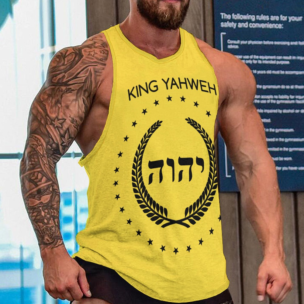 KING YAHWEH (BUILD-UP) Men's Vest Tank Top