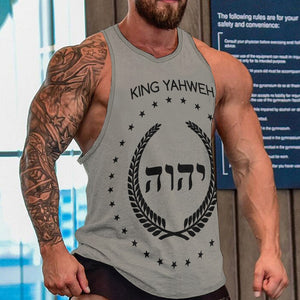 KING YAHWEH (BUILD-UP) Men's Vest Tank Top