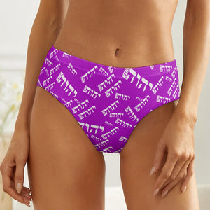 King YAHWEH Luxe III Women's Low Waist Panties
