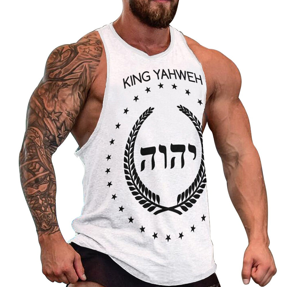 KING YAHWEH (BUILD-UP) Men's Vest Tank Top