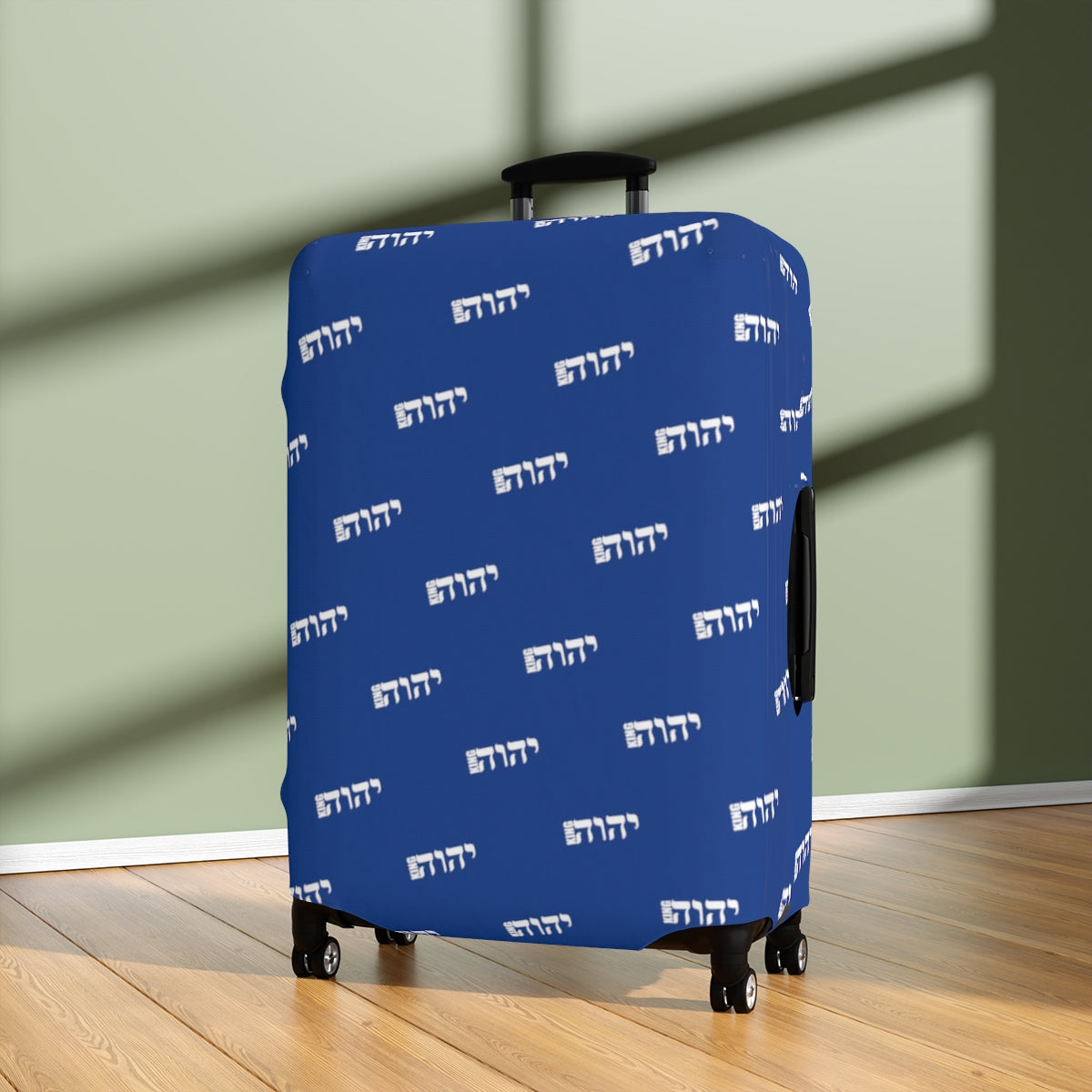 King YAHWEH Fresh Luggage Cover (Blue)