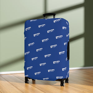 King YAHWEH Fresh Luggage Cover (Blue)