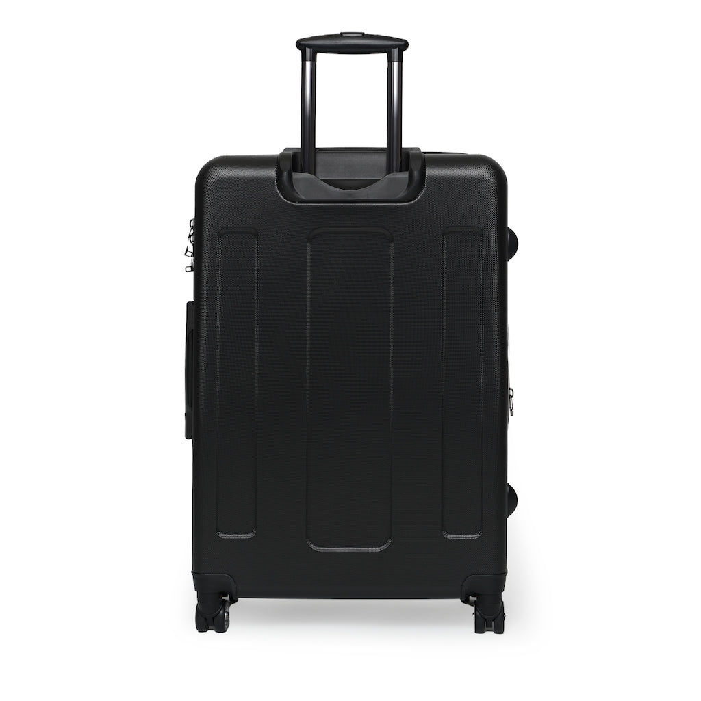 King YAHWEH Tetra - Carry-On Suitcase (Black & Fire Red)