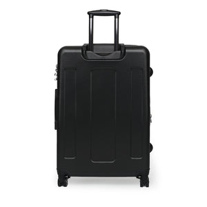 King YAHWEH Tetra - Carry-On Suitcase (Black & Fire Red)