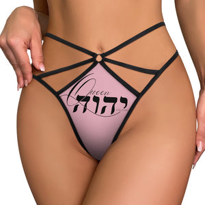 Queen YAHWEH Butterfly Mesh T-back Thong