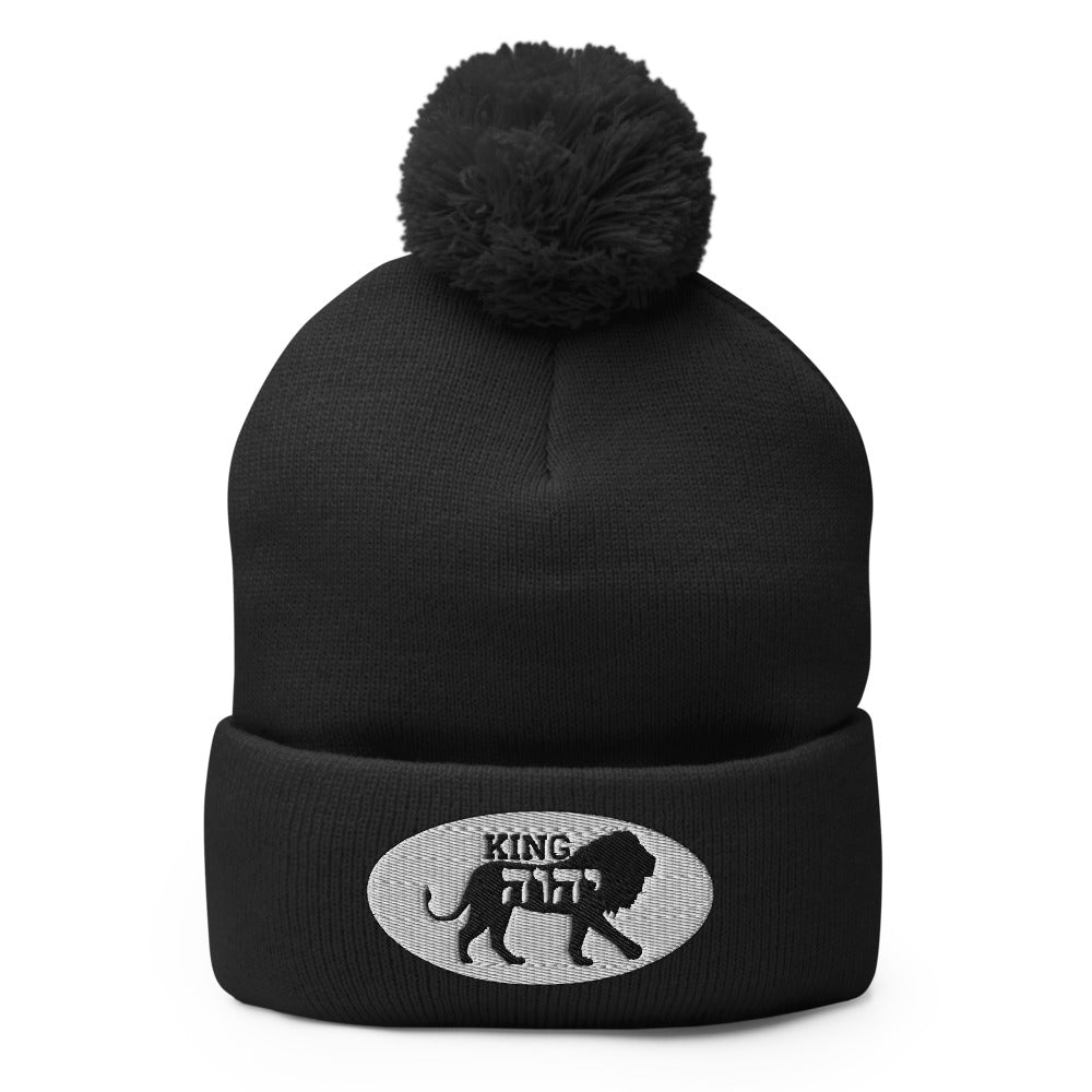 King YAHWEH Pom-Pom Beanie