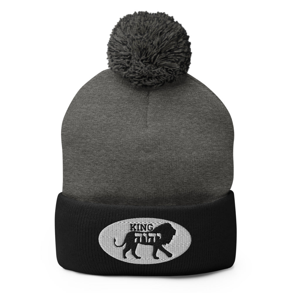 King YAHWEH Pom-Pom Beanie