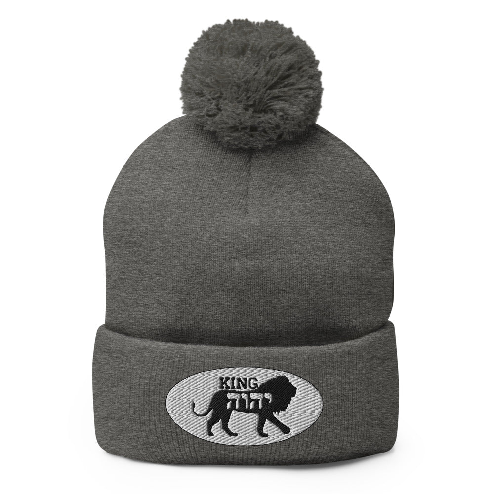 King YAHWEH Pom-Pom Beanie