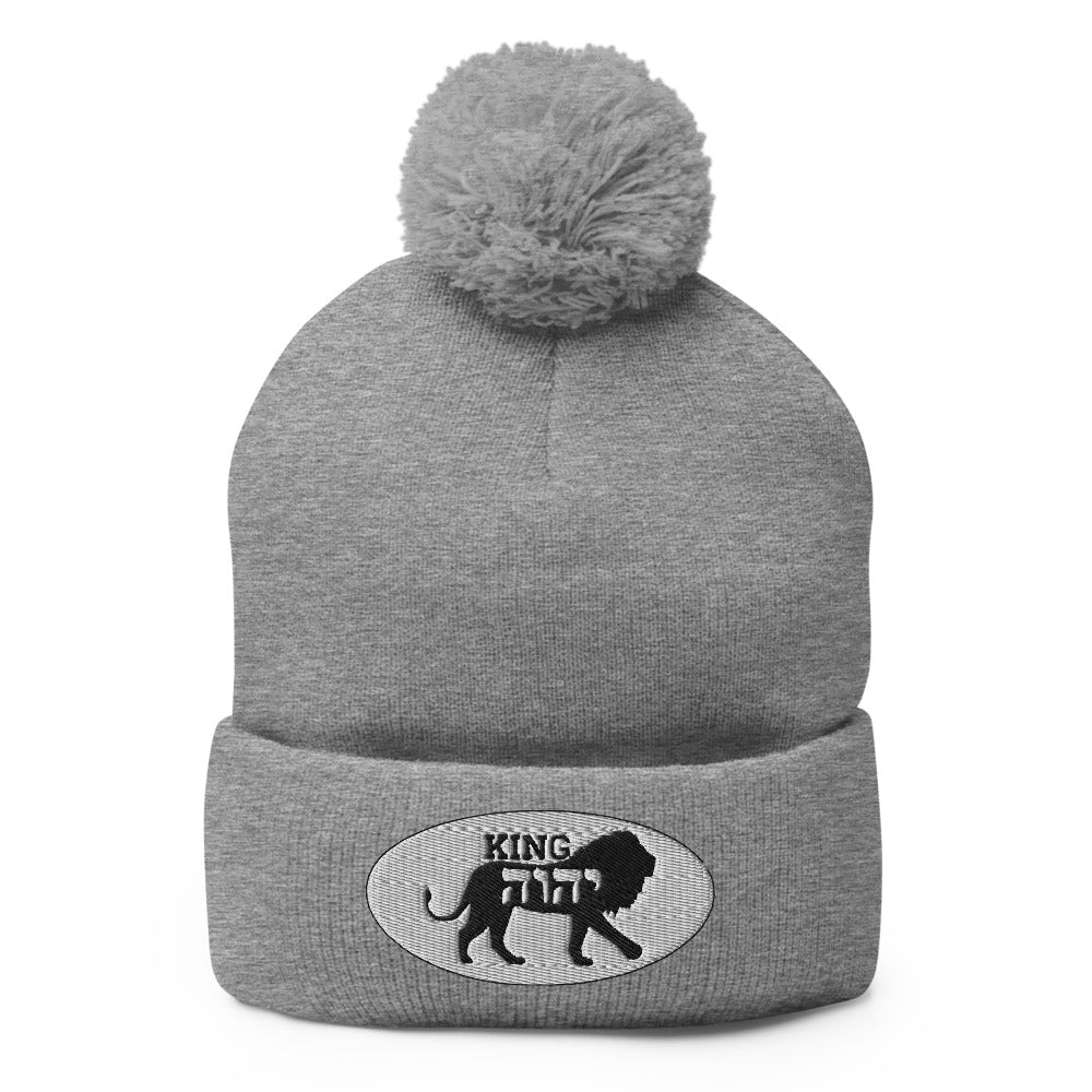 King YAHWEH Pom-Pom Beanie
