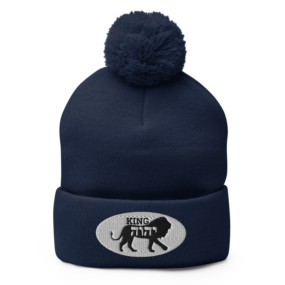 King YAHWEH Pom-Pom Beanie