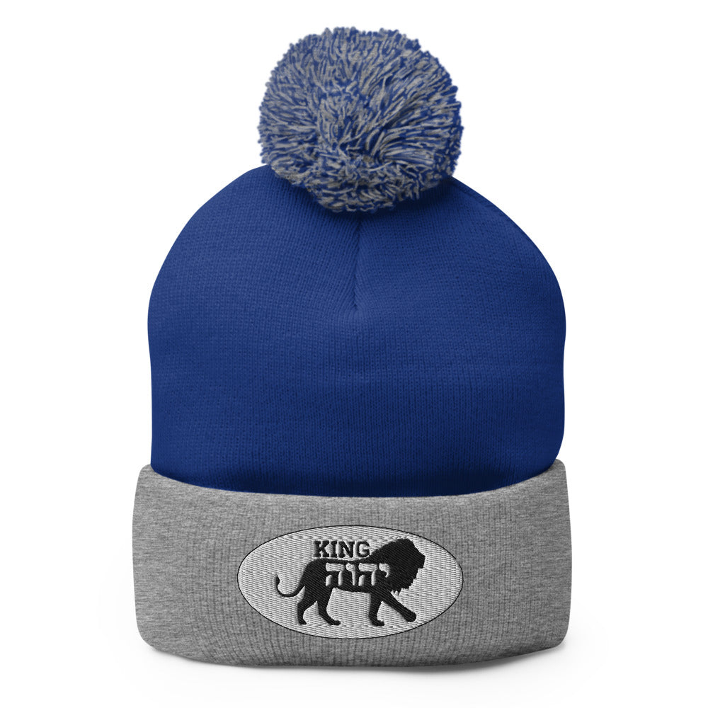 King YAHWEH Pom-Pom Beanie