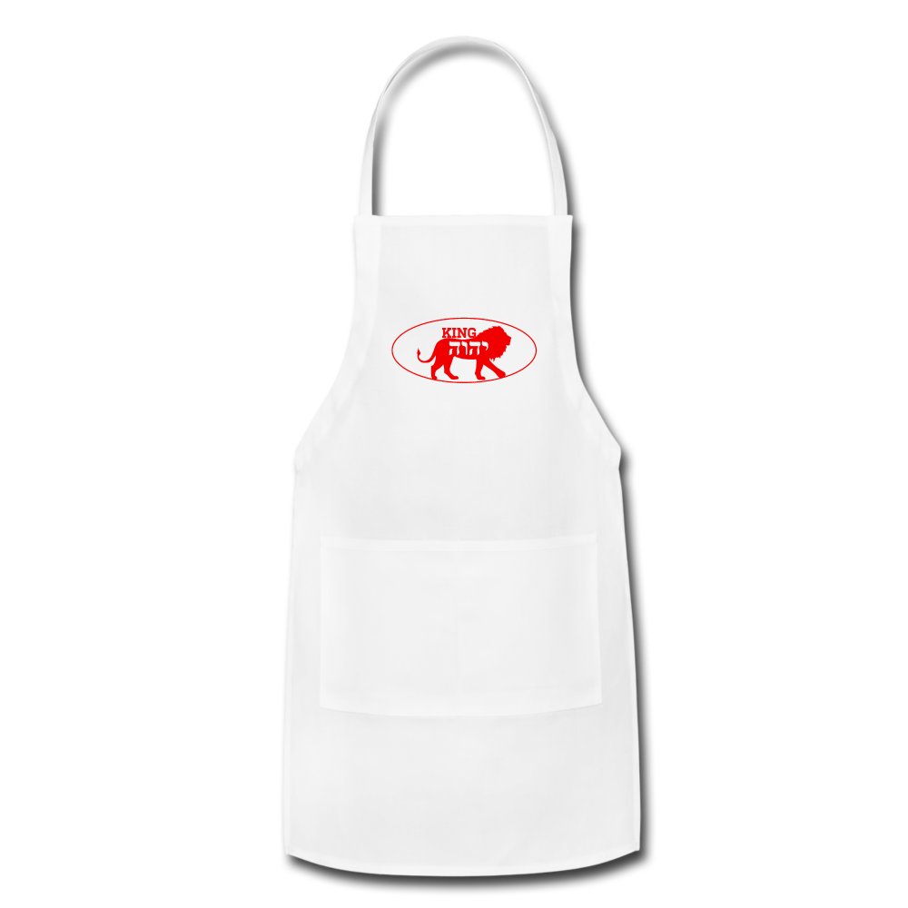 King YAHWEH Adjustable Apron - white