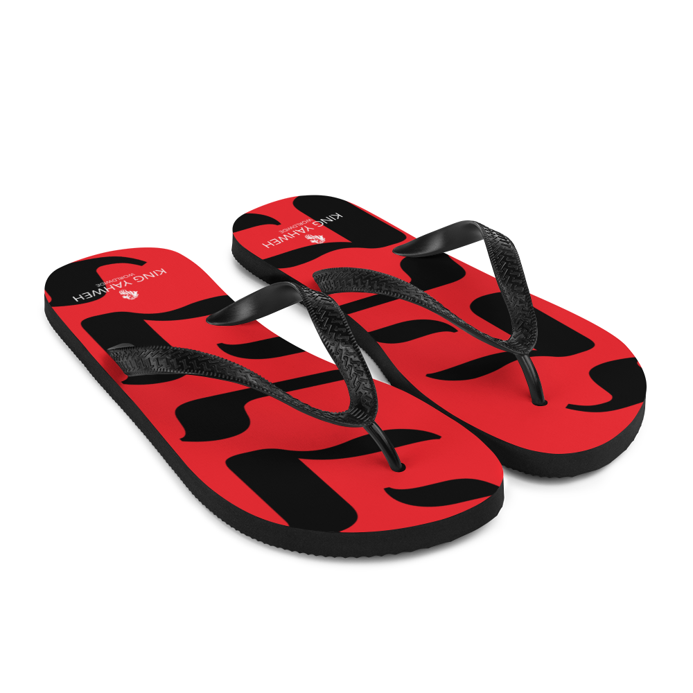 King Yahweh Tetra Flip-Flops (Navy)