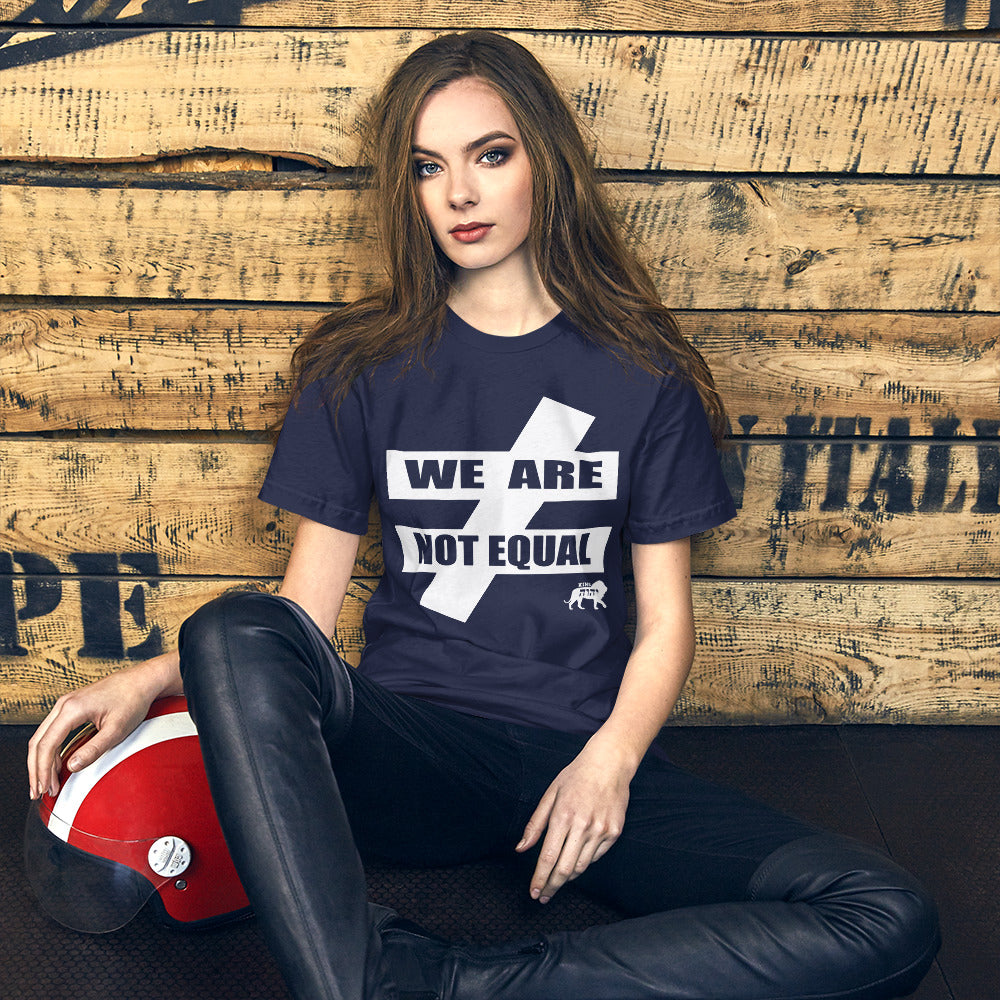 King Yahweh We are Not Equal 2.0 Short-Sleeve Unisex T-Shirt