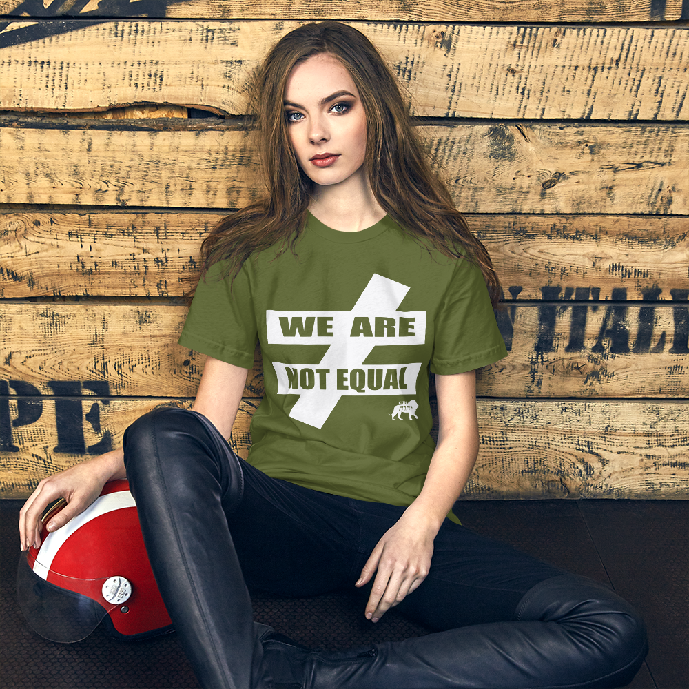 King Yahweh We are Not Equal 2.0 Short-Sleeve Unisex T-Shirt